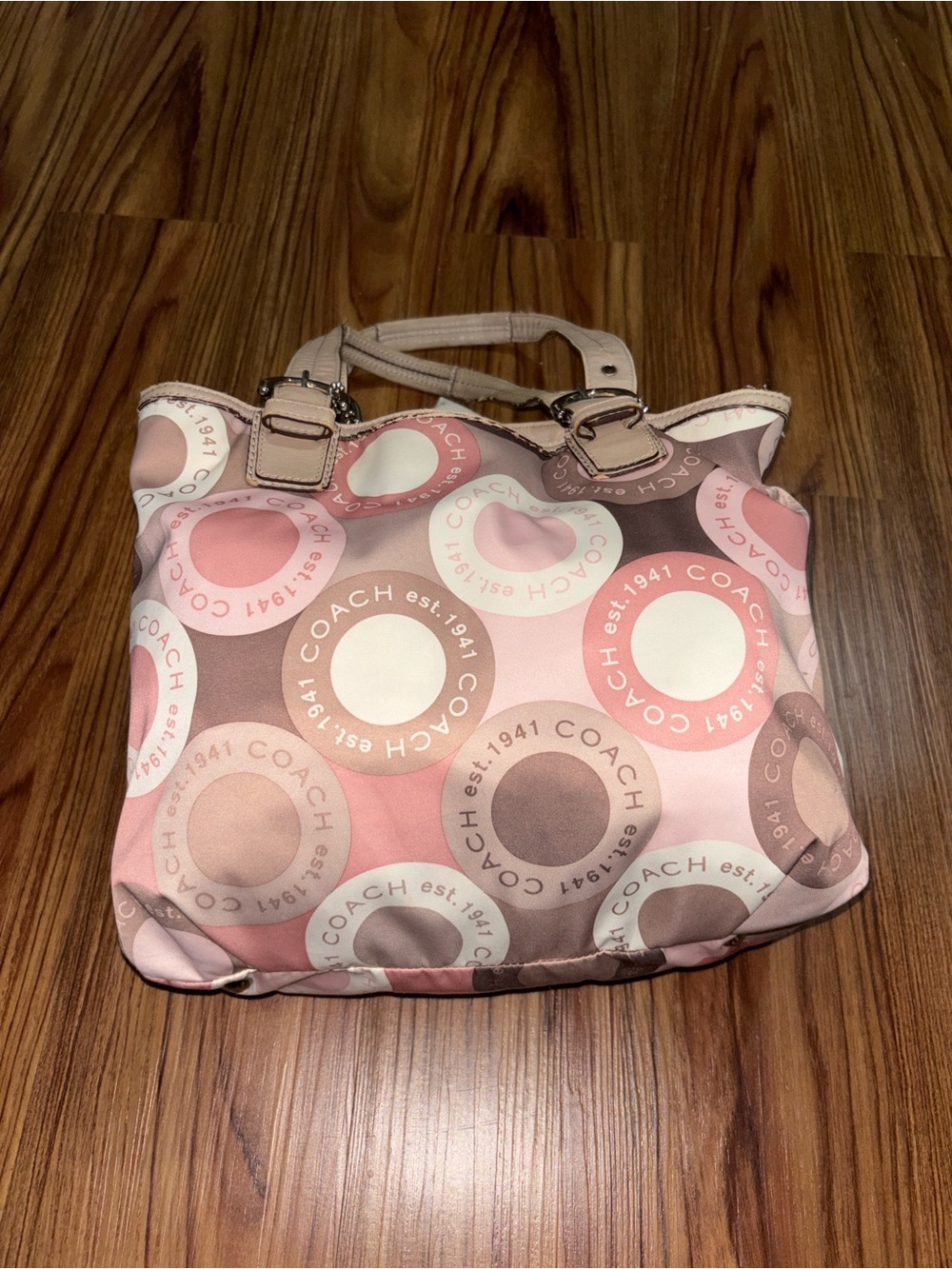 Y2K Coach Pink Shoulder Bag